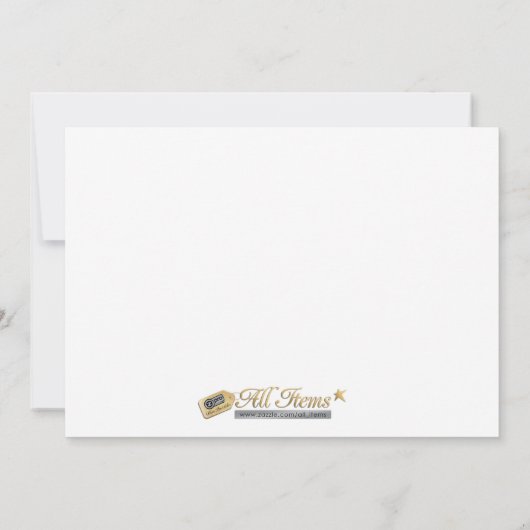 Cocktail Party Flat Invitation (Dos)