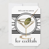 Cocktail Party Grandes invitations (Devant)