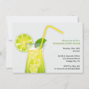 Cocktail Party Invitation Kaart