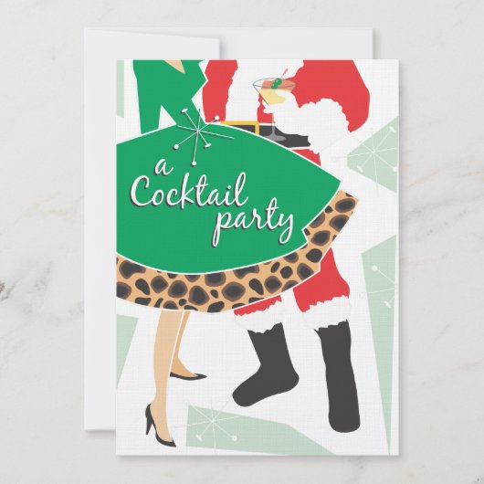 Cocktail Party| Invitations de fêtes (Devant)