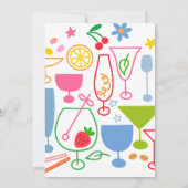 Cocktail Party Kaart (Achterkant)