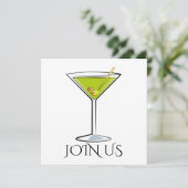 Cocktail Party Kaart (Staand voorkant)