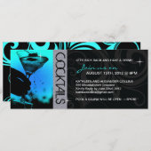 Cocktail Party nodigt uit Kaart (Voorkant / Achterkant)