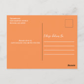 Cocktail Party Retro Typografie Martini Briefkaart (Achterkant)