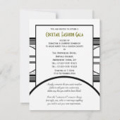 Cocktail Party Small Invitations Kaart (Achterkant)