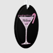 Cocktail Peppermintini personnalisé (devant)