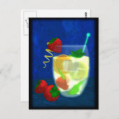 Cocktail: Pimm nr.1 Briefkaart (Voorkant / Achterkant)