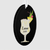 Cocktail Pina Colada personnalisé (devant)