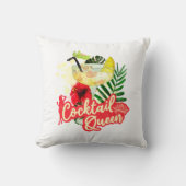 Cocktail Queen Hen Bachelorette Party Kussen (Voorkant)