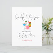 Cocktail Recettes Futur Madame Classeur Page En-Tê (Debout devant)