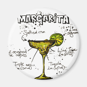 Cocktail Recipe Margarita Magneet