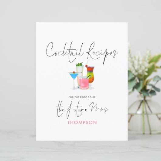 Cocktail Recipes Future Mrs Multomap Header Page (Staand voorkant)