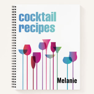 Cocktail Recipes Personalized Notitieboek