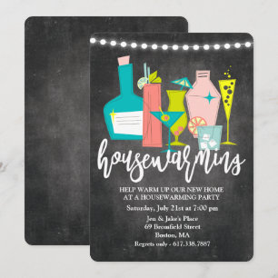 Cocktail Retro Boissons Invitation au réchauffemen