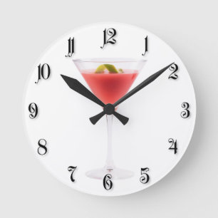 cocktail ronde klok