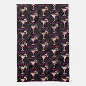 Cocktail rose Serviette de bar personnalisée (Vertical)