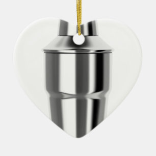 Cocktail shaker keramisch ornament