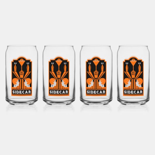 Cocktail Sidecar Art Déco (Recto)