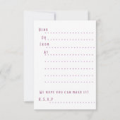 Cocktail simple et élégant Invitation 21e annivers (Dos)