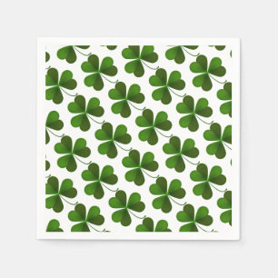 Cocktail Size Paper Napkins-Saint Patrick's Servetten