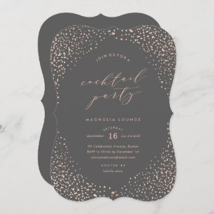 Cocktail Snowfall Invitation
