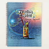 Cocktail Tequila Sunrise (#7 /12 Ensemble de recet (Devant)