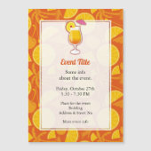 Cocktail Tequila Sunrise Invitation magnétique (Devant)