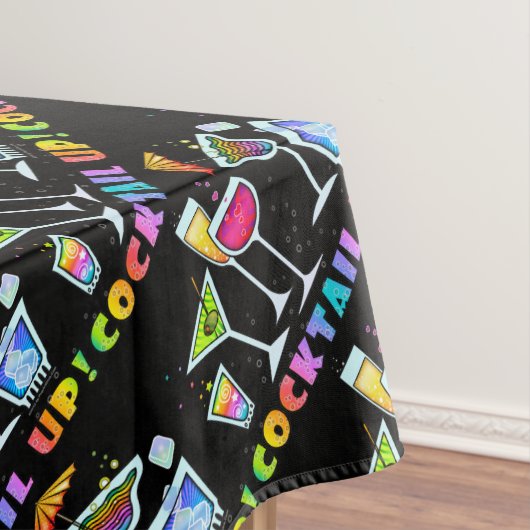 COCKTAIL UP - COCKTAIL GLASSEN TAFELKLEED (Voorbeeld)