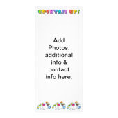 COCKTAIL UP PROMOTIONNEL ÉVÉNEMENT CARTE DE RACK (Dos)
