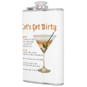 Cocktail uur Laten we vies Martini recept Heupfles (Links)