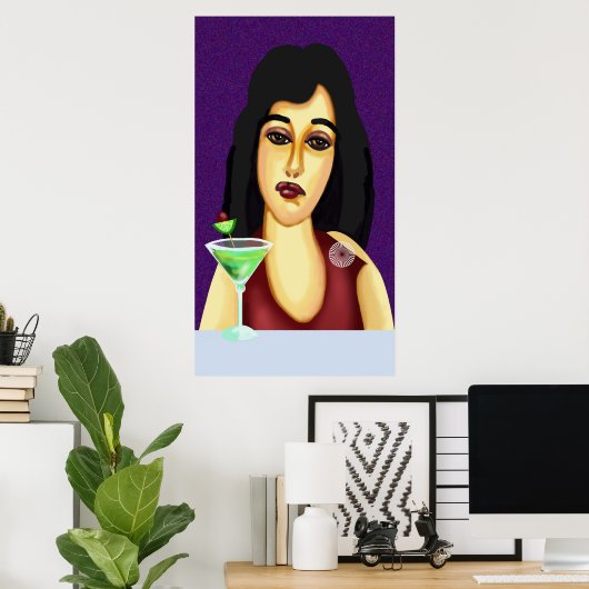 Cocktail-uur Poster (Thuiskantoor)