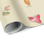 Cocktail Wrapping Paper Cadeaupapier (Rol Hoek)