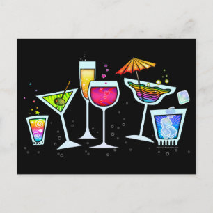 COCKTAILBRIL BRIEFKAART
