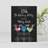 Cocktailfeest Kaart (Staand voorkant)