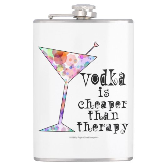 COCKTAILFLESSEN, VODKA IS GOEDKOPER DAN THERAPIE HEUPFLES (Voorkant)