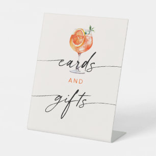 Cocktailkaarten & cadeaus Bruidssalon Reclamebord Met Voetstuk