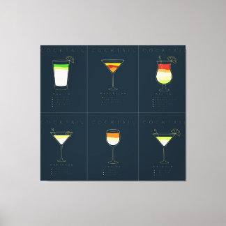  cocktailmojito canvas afdruk