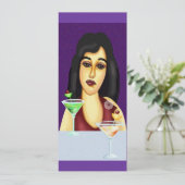 cocktailparty kaart (Staand voorkant)