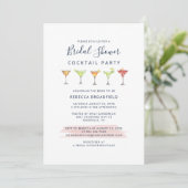 Cocktailparty Script Bruiloftsfeest Kaart (Staand voorkant)