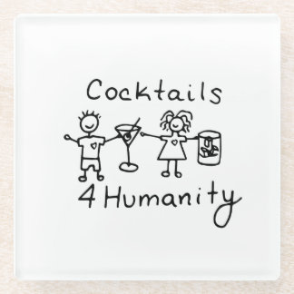Cocktails4Humanitaire Onderzetter Glazen Onderzetter
