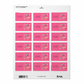 Cocktails Adres Mailing Labels (Full Sheet)