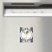 Cocktails Art Déco Magnet (In Situ (Lave-vaisselle))