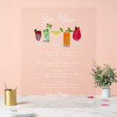 Cocktails & Bar de fête Boissons Menu Mariage (Mariage)