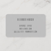 Cocktails/Bartender/Waterverf bier Visitekaartje (Achterkant)