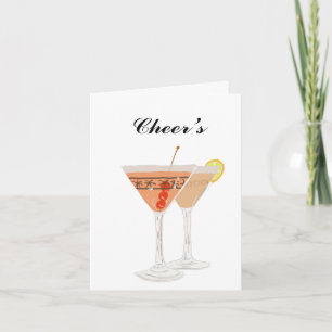 Cocktails bewerkbaar kaart