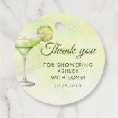 Cocktails Brunch & Bubbly Bruiloft Bedankjes Labels (Achterkant)