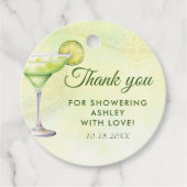 Cocktails Brunch & Bubbly Bruiloft Bedankjes Labels (Voorkant)