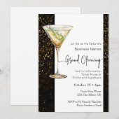 Cocktails Business Grand Opening Kaart (Voorkant / Achterkant)