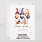 Cocktails Casquettes sorciers Invitation de la fêt (Devant)