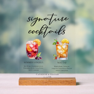Cocktails Chic de Plage Sangria d'Été Mai Tai